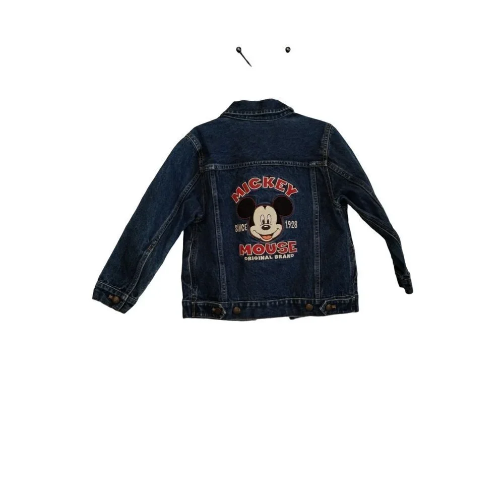 Disney Mickey Mouse children's Official Mickey store denim button‎ down j…
